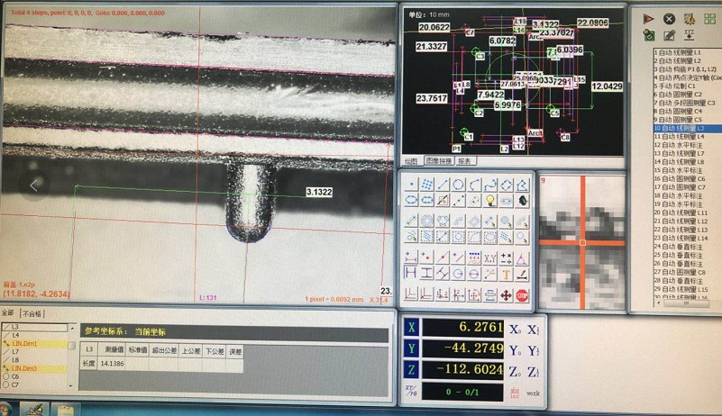 影像測量儀對(duì)汽車儀表盤進(jìn)行高效檢測(圖2)