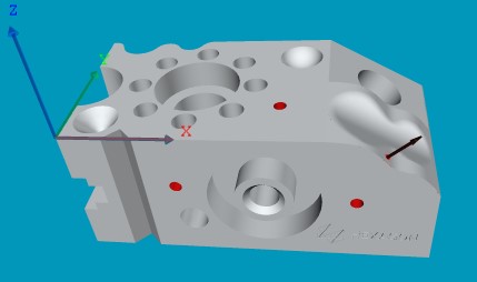 三坐標(biāo)測(cè)量軟件Rational-DMIS指定測(cè)量點(diǎn)及導(dǎo)入點(diǎn)云操作技巧(圖6) 三坐標(biāo)測(cè)量軟件Rational-DMIS指定測(cè)量點(diǎn)及導(dǎo)入點(diǎn)云操作技巧(圖6)